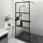 vidaXL Inloopdouchewand met schap 90x195 cm ESG-glas, Verzenden, Nieuw