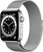 Apple Watch Series 6 44 mm kast van zilver roestvrij staal, Gebruikt, Verzenden