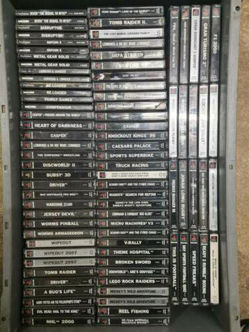 Playstation 1 games kopen? Ruim Assortiment PS1 games. beschikbaar voor biedingen