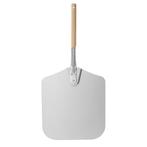 Pizzaschep | Oppervlak 305x305mm | Hout/Aluminium (Dicht) |, Verzenden, Nieuw in verpakking