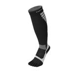TOETOE Sports Compressie Knie Sokken  Zwart/Grijs - 44-47, Verzenden, Nieuw, Kleding