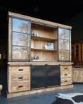 Industriële Mangohouten Buffetkast | mango hout 220cm