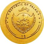 Palau. 1 Dollar 2009 Gold Aureus of the Emperor Augustus -