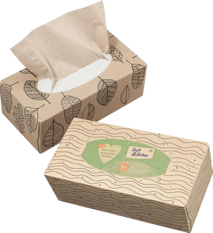 Zacht en veiligTissuebox Recycling 3-laags, 160 st, Huis en Inrichting, Schoonmaakartikelen, Verzenden
