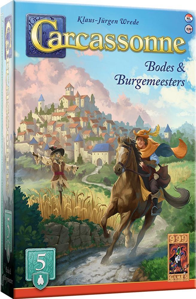 Carcassonne - Bodes & Burgemeesters Uitbreiding (2025) | 999, Hobby en Vrije tijd, Gezelschapsspellen | Bordspellen, Nieuw, Verzenden