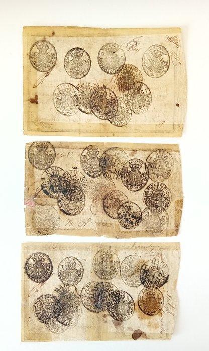 Portugal. - 3 x 10.000 Reis 1828 (old date 1799) - Pick 41a, Postzegels en Munten, Munten | Nederland