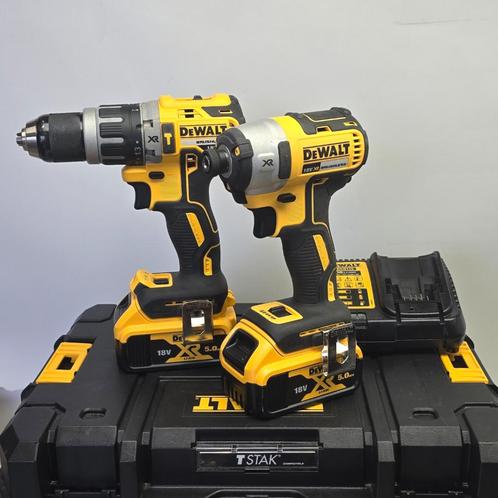 DeWalt DCK266P3T Comboset Incl. 2 Accus en Lader |, Doe-het-zelf en Verbouw, Gereedschap | Boormachines, Nieuw, Ophalen of Verzenden