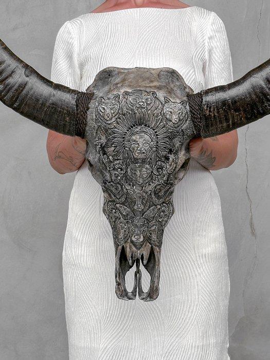 Geen minimumprijs - C - Grote grijze gebeeldhouwde, Antiek en Kunst, Kunst | Designobjecten