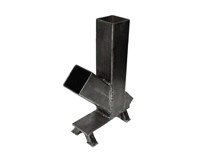 Hangemaakte raketkachel met een compact design, Huis en Inrichting, Woonaccessoires | Overige, Nieuw, Ophalen of Verzenden