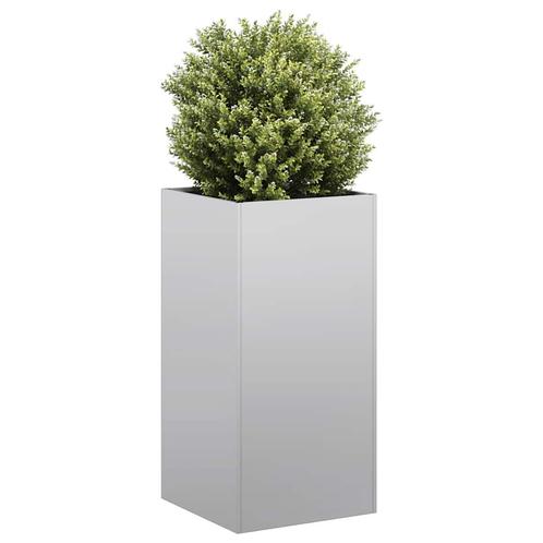 vidaXL Plantenbak 40x40x80 cm gegalvaniseerd staal, Tuin en Terras, Bloembakken en Plantenbakken, Nieuw, Metaal, Verzenden