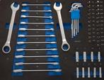 Ringratelsleutelset, dop, bit en inbusset 54DLG inlay foam, Verzenden, Nieuw