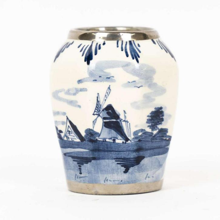 Delfts Blauw Keramiek Potje, Verzamelen, Porselein, Kristal en Bestek, Ophalen