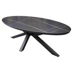 Talitha dining tuintafel 220x114xH75 cm ovaal antraciet, Tuin en Terras, Tuintafels, Ophalen of Verzenden, Nieuw