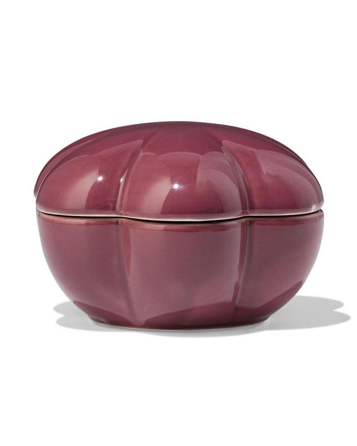 HEMA Opbergbakje 12x11x7.5cm keramiek bloemvorm paars, Huis en Inrichting, Woonaccessoires | Overige, Nieuw, Verzenden