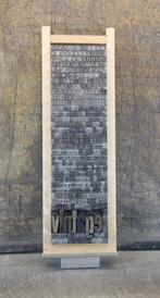 Drukblokken - een “VINTAGE” letterbak met een volledig, Antiek en Kunst