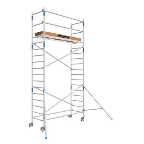 ALX rolsteiger 90 x 6.2 mtr werkhoogte 1.0, Doe-het-zelf en Verbouw, Steigers, Rolsteiger of Kamersteiger, Nieuw, 5 meter of hoger