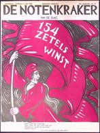 Spotprent over verkiezingen (lijst optie, Lithos), Antiek en Kunst, Verzenden
