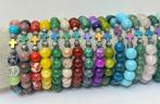 Partij van 20 Religieuze Armbanden van Natuurlijke Stenen,, Antiek en Kunst