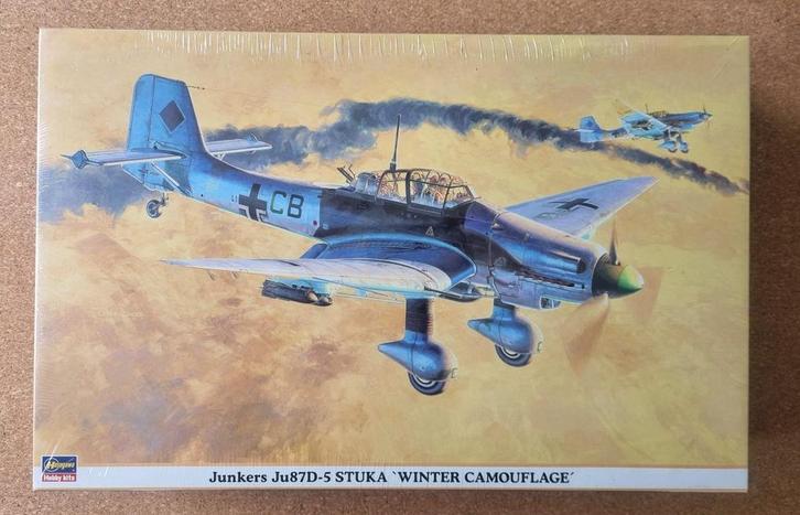 Hasegawa 08189 Junkers Ju 87D-5 Stuka `Winter Camouflage´, Hobby en Vrije tijd, Modelbouw | Vliegtuigen en Helikopters, Hasegawa