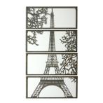 ijzeren vierluik voor wandmontage van de eiffeltoren, Antiek en Kunst, Verzenden