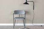 Eetkamerstoel - Livia - Lichtgrijs - Fluweel - Jörn, Huis en Inrichting, Stoelen, Verzenden, Nieuw