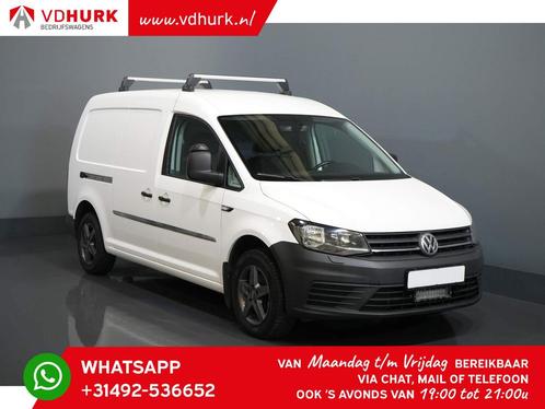 Volkswagen Caddy Maxi 2.0 TDI 100 pk DSG Aut. Standkachel/ I, Auto's, Volkswagen, Wit, Financial lease, Lease, Caddy Maxi, Ophalen of Verzenden