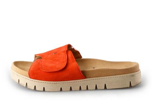 Gabor Slippers in maat 40 Rood | 10% extra korting, Kleding | Dames, Schoenen, Rood, Zo goed als nieuw, Slippers, Verzenden