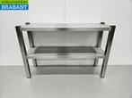 RVS HCB Dubbele Etagère Brug Premium-line 100 cm Horeca, Ophalen of Verzenden, Nieuw in verpakking