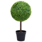vidaXL Kunstplant met pot buxus bolvorming 71 cm groen, Huis en Inrichting, Verzenden, Nieuw