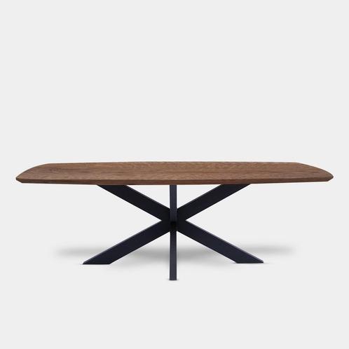 Tafel Deens Ovaal Eikenhout  Matrix XL 240x100, Huis en Inrichting, Tafels | Eettafels