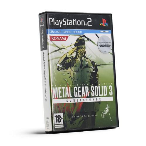 Metal Gear Solid 3 Subsistence (PS2, PAL, Complete 3 Disc +, Spelcomputers en Games, Games | Sony PlayStation 2, Nieuw, Verzenden
