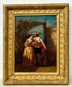 Italiaanse school (XIX) - Scena romantica, Antiek en Kunst