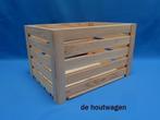 opberkrat met latten - fietskrat - stevige houten krat, Minder dan 50 cm, Nieuw, Minder dan 50 cm, Ophalen of Verzenden