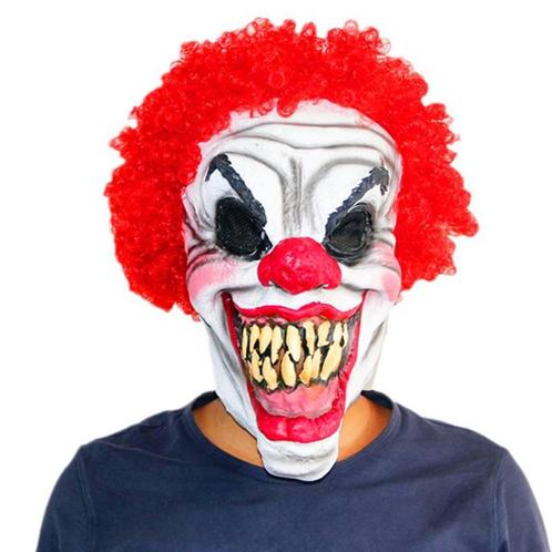Killer clown masker Smiley, Hobby en Vrije tijd, Feestartikelen, Nieuw, Verzenden