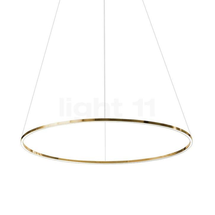 Nemo Ellisse Hanglamp LED, gold - 96 cm - downlight, Huis en Inrichting, Lampen | Hanglampen, Nieuw, Verzenden