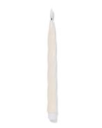 HEMA LED huishoudkaars Ø2.5x29cm gedraaid ivoor, Huis en Inrichting, Verzenden, Nieuw