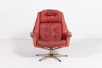 Bramin - Henry W. Klein - Lounge stoel - Leder, Staal, Antiek en Kunst
