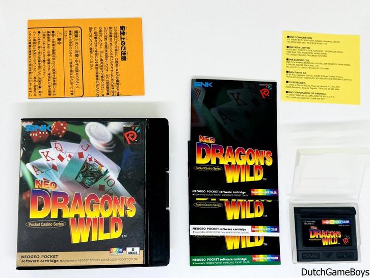 Neo Geo Pocket - Dragons Wild - PAL, Spelcomputers en Games, Spelcomputers | Overige, Gebruikt, Verzenden