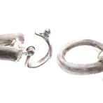 Zware zilveren dames armband | 21,5 cm (zware armband), Gebruikt, Ophalen of Verzenden, Zilver, Overige kleuren