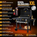 Houtskool BBQ - Smoker Barbecue - Houtskoolbarbecue - Zwart, Tuin en Terras, Verzenden, Zo goed als nieuw