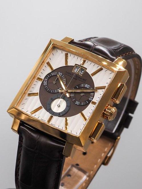 Saint Honoré - Zonder Minimumprijs - * BRAND NEW * 18K gold, Sieraden, Tassen en Uiterlijk, Horloges | Heren