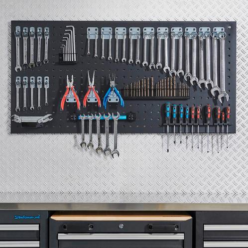 Datona Basisset ophangmateriaal incl. bord - Datona - Zwart, Doe-het-zelf en Verbouw, Werkbanken, Nieuw, Ophalen of Verzenden