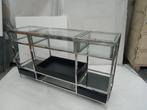 Console Display Table Milano 153x42x88cm (Clear glass), Huis en Inrichting, Kasten | Wandmeubels, Nieuw, Ophalen of Verzenden