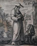 Cornelius I Galle (1576-1650) - Hiëronymus van Stridon (ca., Antiek en Kunst
