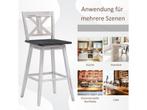Coast Bar Stool 2 Set Vintage Bar -stoelen met 360 °, Verzenden, Nieuw