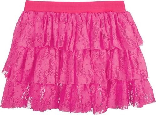 Roze Minirok Ruches Kant, Hobby en Vrije tijd, Feestartikelen, Nieuw, Verzenden
