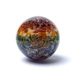Orgoniet bol 7 chakra ±5.5cm, Ophalen of Verzenden, Nieuw