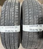 2x175-65-14C Hankook Winter 2x5.5m €50 Per Band 175 65 14C, Auto-onderdelen, Banden en Velgen, Ophalen, 14 inch, 175 mm, Winterbanden