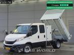 Iveco Daily 35C14 Open Laadbak met Kist Dubbel Cabine Dubbel, Auto's, Stof, Gebruikt, Euro 6, Iveco