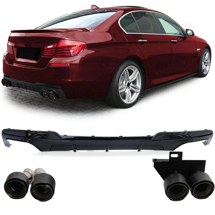 Diffuser BMW 5 Serie M Pakket F10 F11 Carbon Sierstukken, Auto-onderdelen, Carrosserie en Plaatwerk, Ophalen of Verzenden